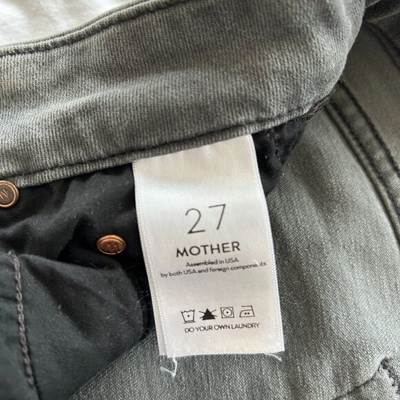 Mother Looker Ankle Fray Stretch Jeans - Picture 3 of 5